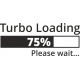Turbo loading, 75% please wait...