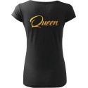 Tričko Q - Queen se zlatým potiskem