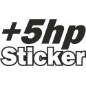 +5hp sticker