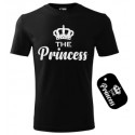 Valentýnské tričko -  Princess s přívěškem