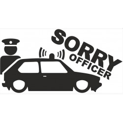 Sorry officer