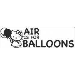 Air is for balloons