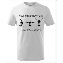 Fitness tričko - nový tréninkový plán