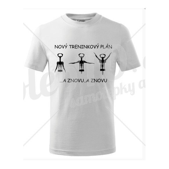 Fitness tričko - nový tréninkový plán
