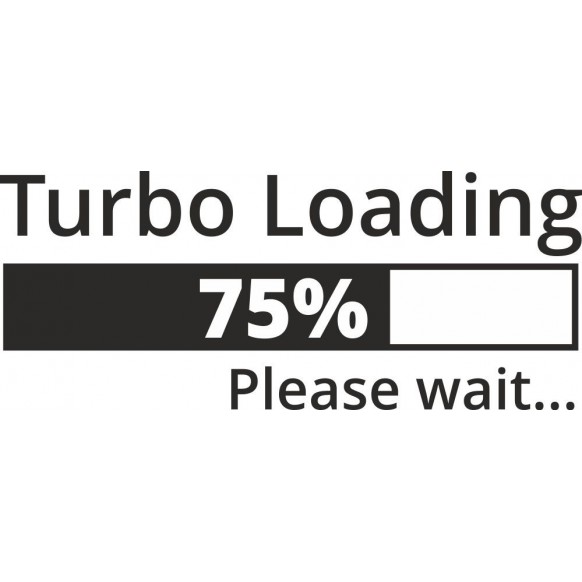 Turbo loading, 75% please wait...