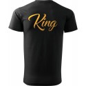 Tričko K - King se zlatým potiskem