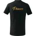 Dětské tričko P - Princess se zlatým potiskem