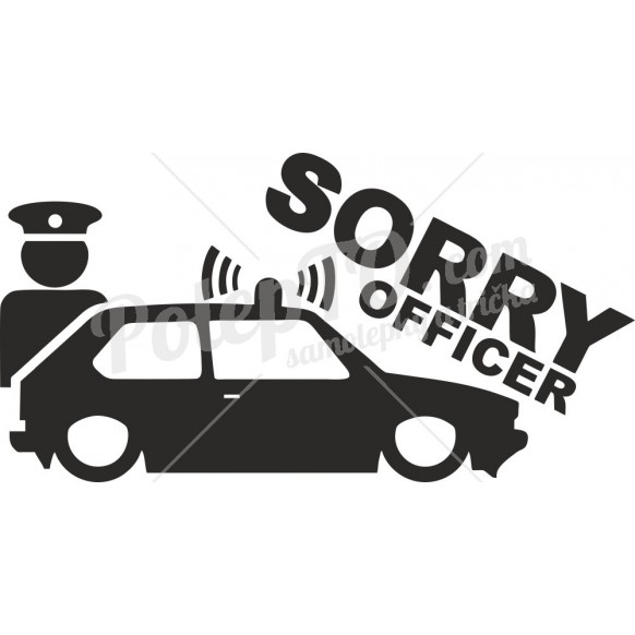 Sorry officer